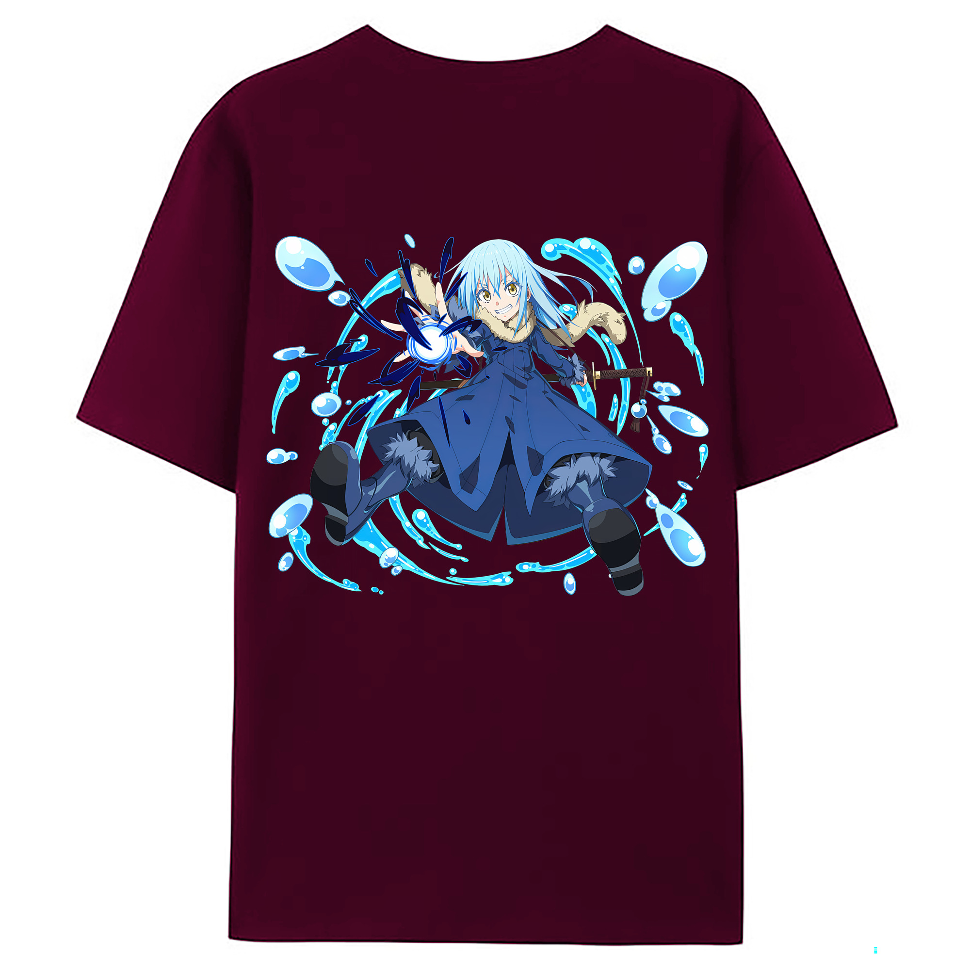 （画像用） 転スラ Regarding Reincarnated to Slime レディース半袖Tシャツ(バックプリント)